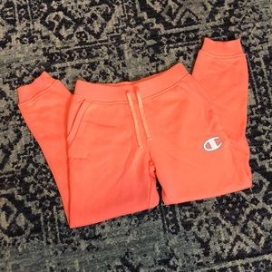 Never worn! Champion girls fleece  joggers size L